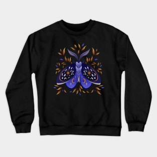 Moonlight moth magic Crewneck Sweatshirt
